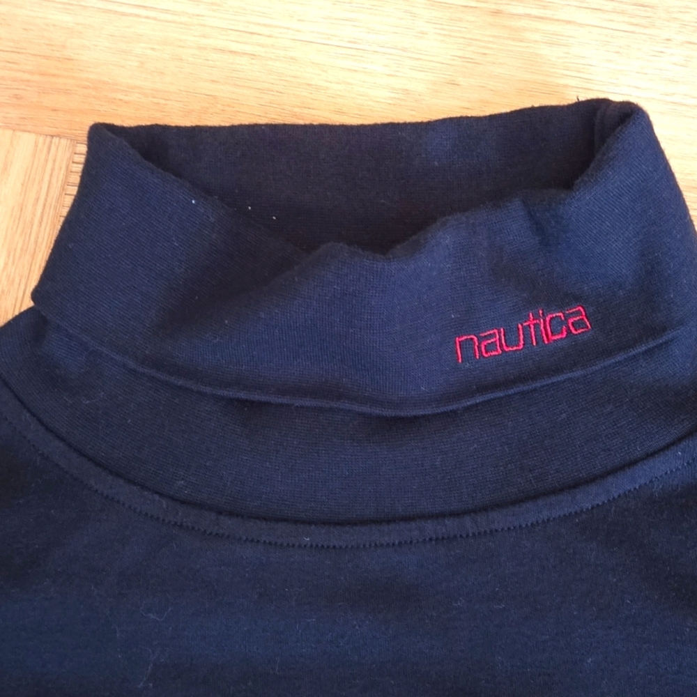 NAUTICA Men's Black Turtleneck XL/XT - Picture 2 of 3